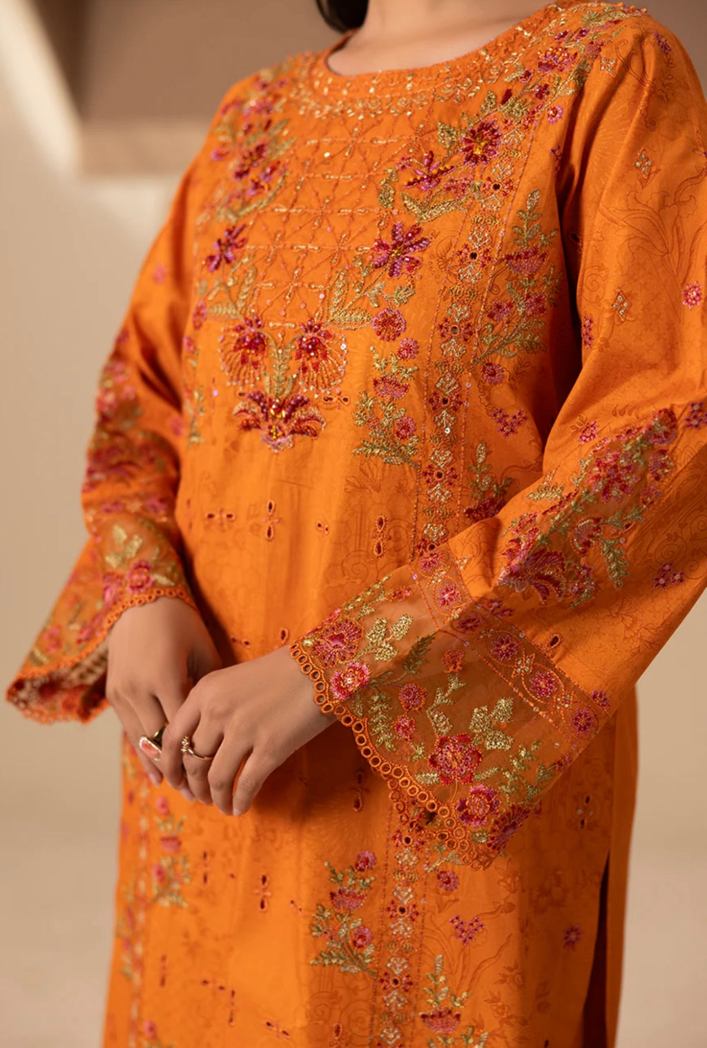 MORNIN BELLS - PRINTED LUXURY PRET (3PC)