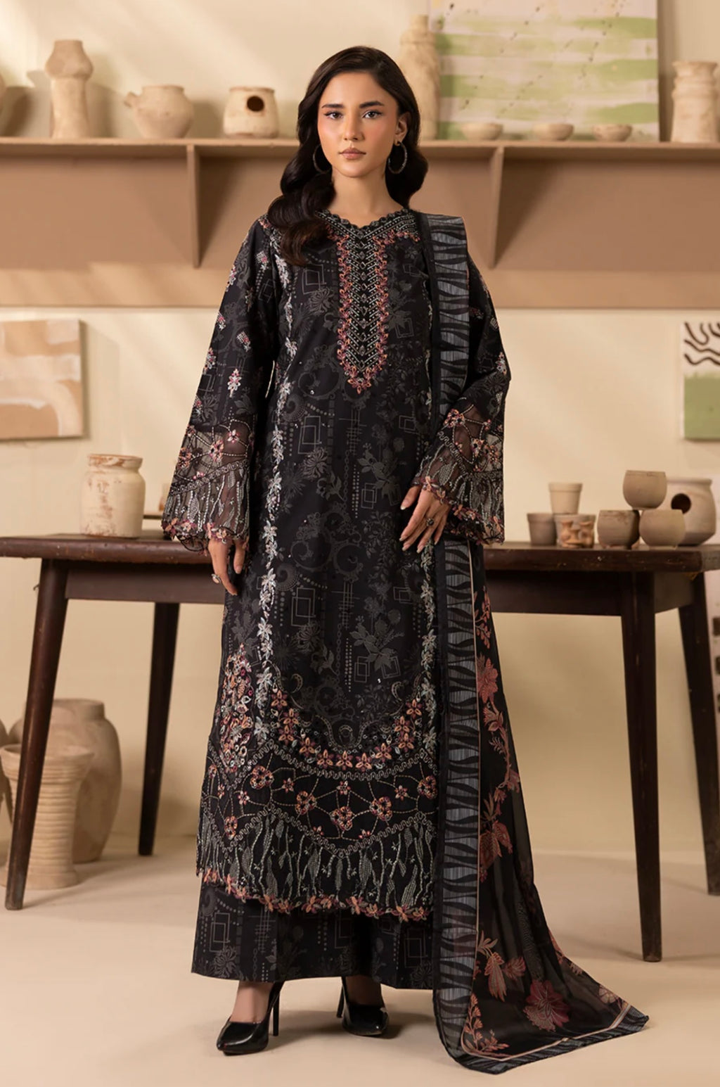 BIANCA - PRINTED LUXURY PRET (3PC)
