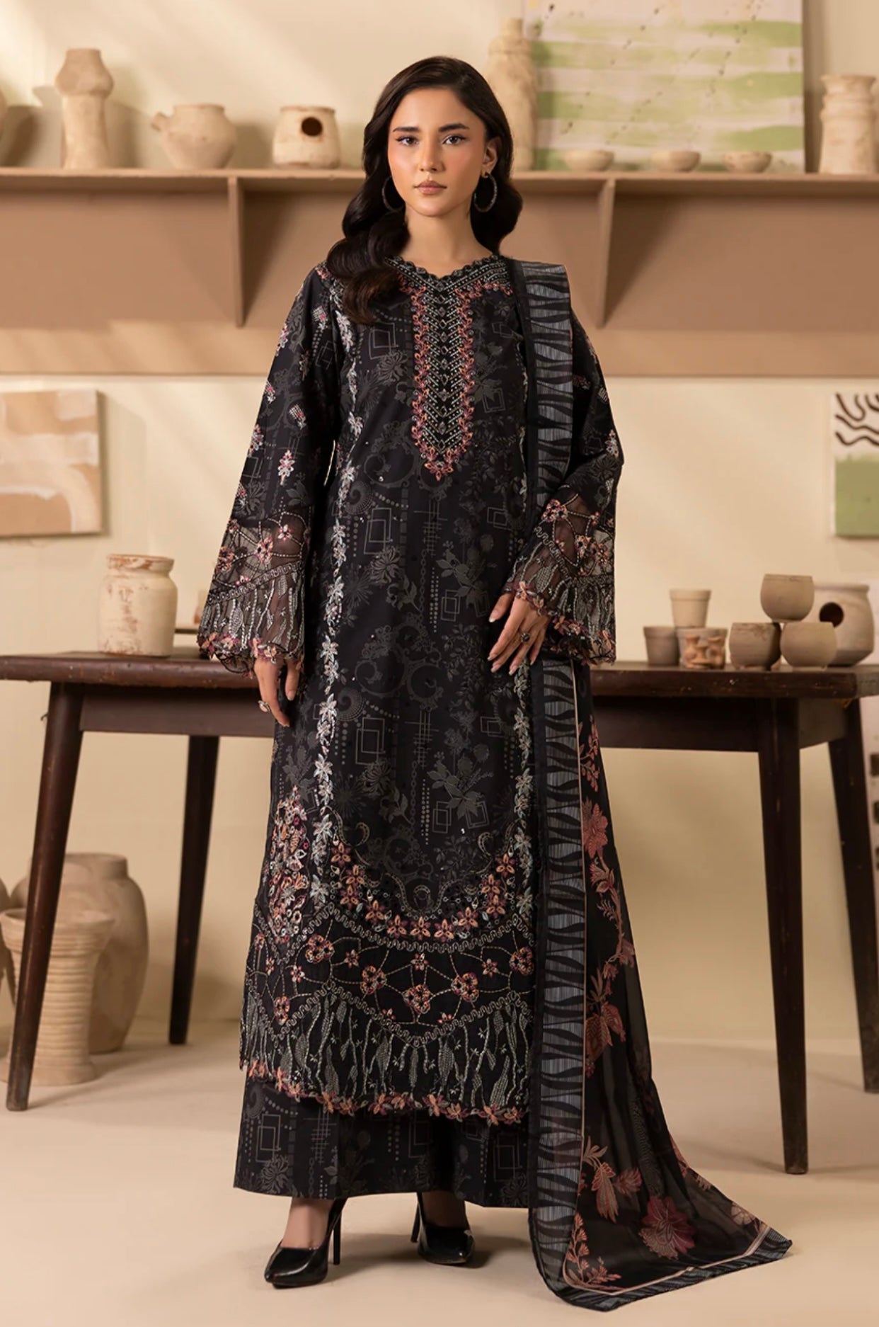 BIANCA - PRINTED LUXURY PRET (3PC)
