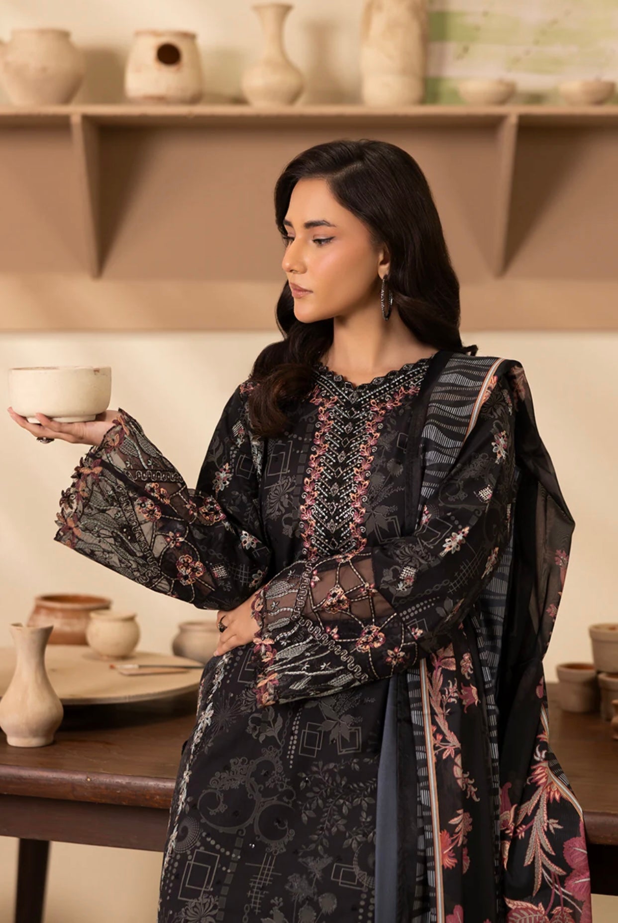 BIANCA - PRINTED LUXURY PRET (3PC)