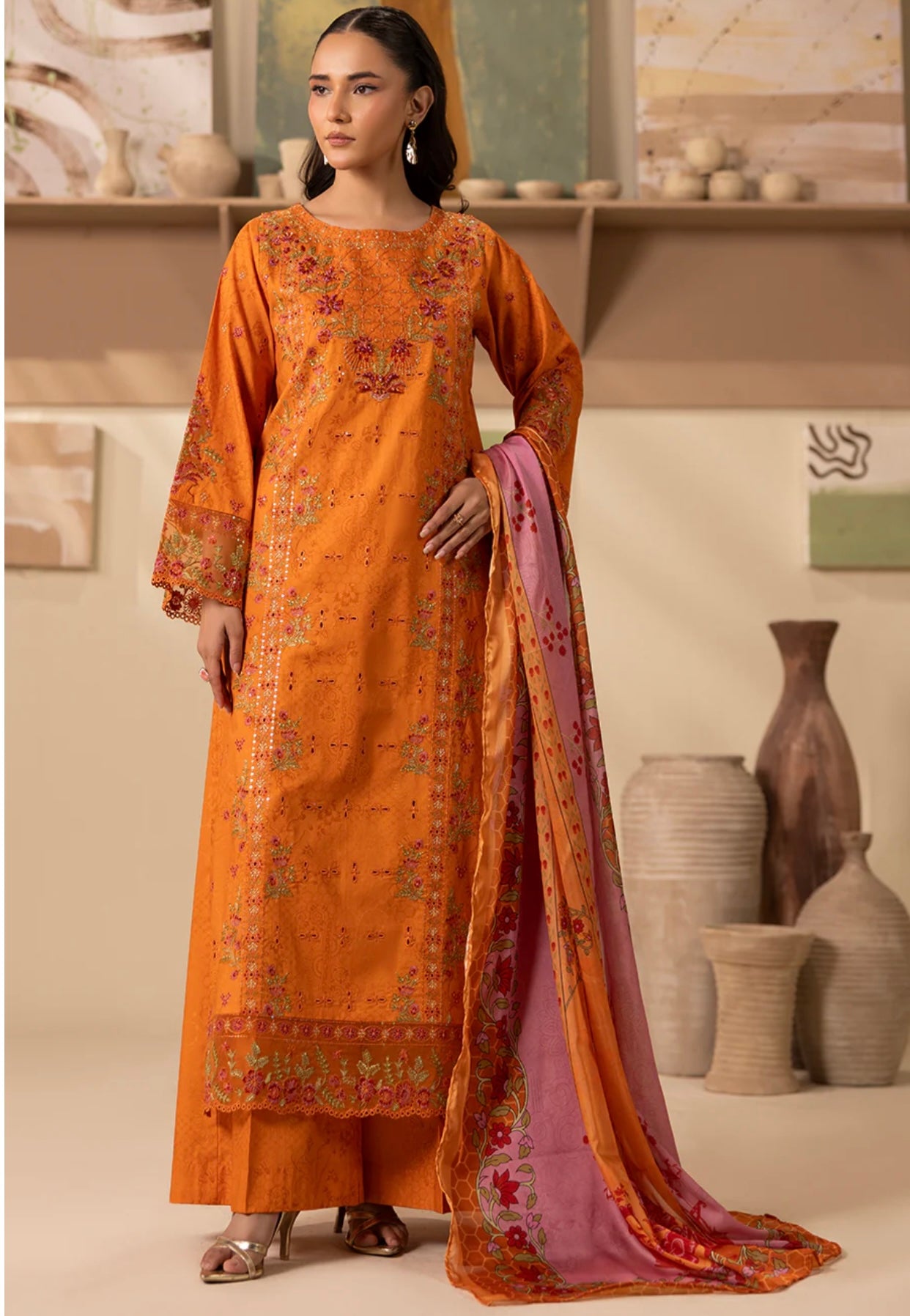 MORNIN BELLS - PRINTED LUXURY PRET (3PC)