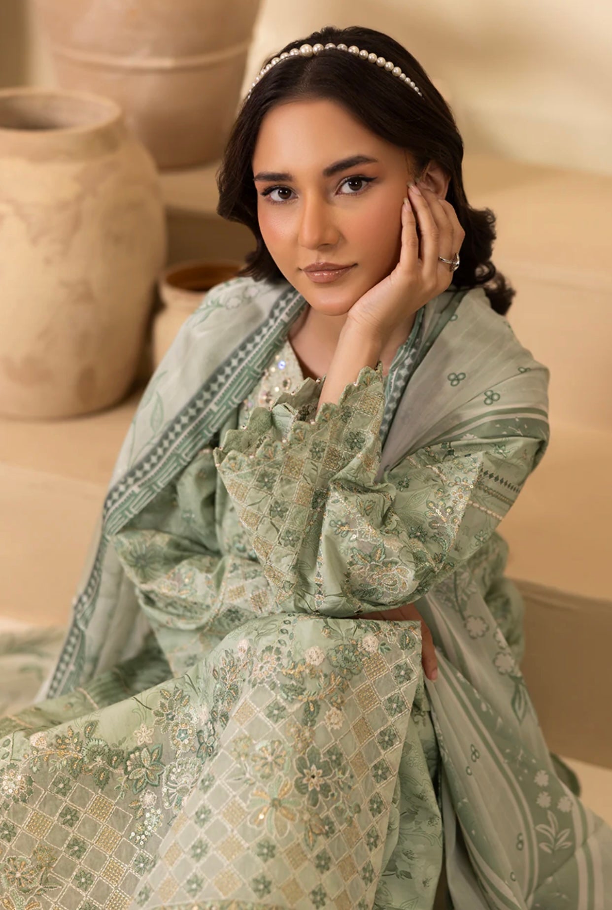 MIRZY - PRINTED LUXURY PRET (3PC)
