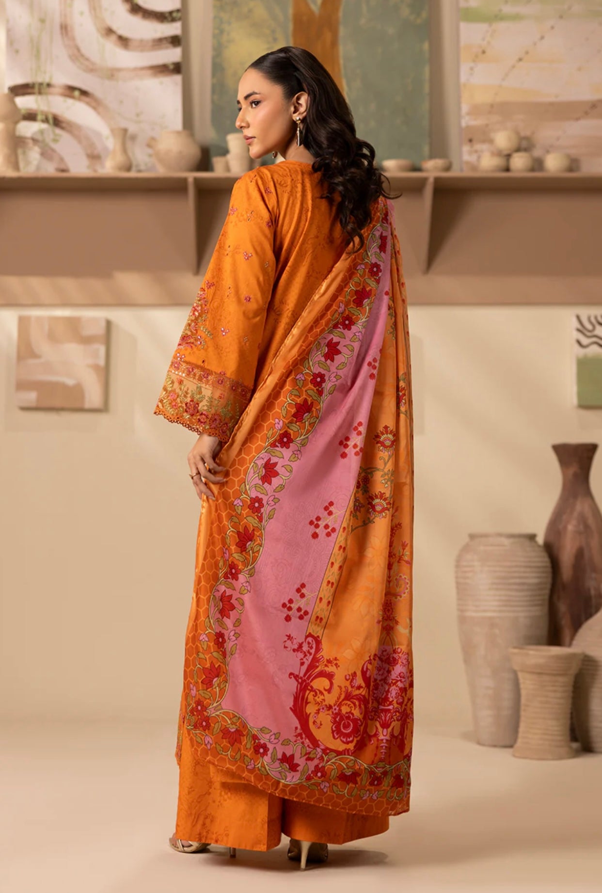 MORNIN BELLS - PRINTED LUXURY PRET (3PC)