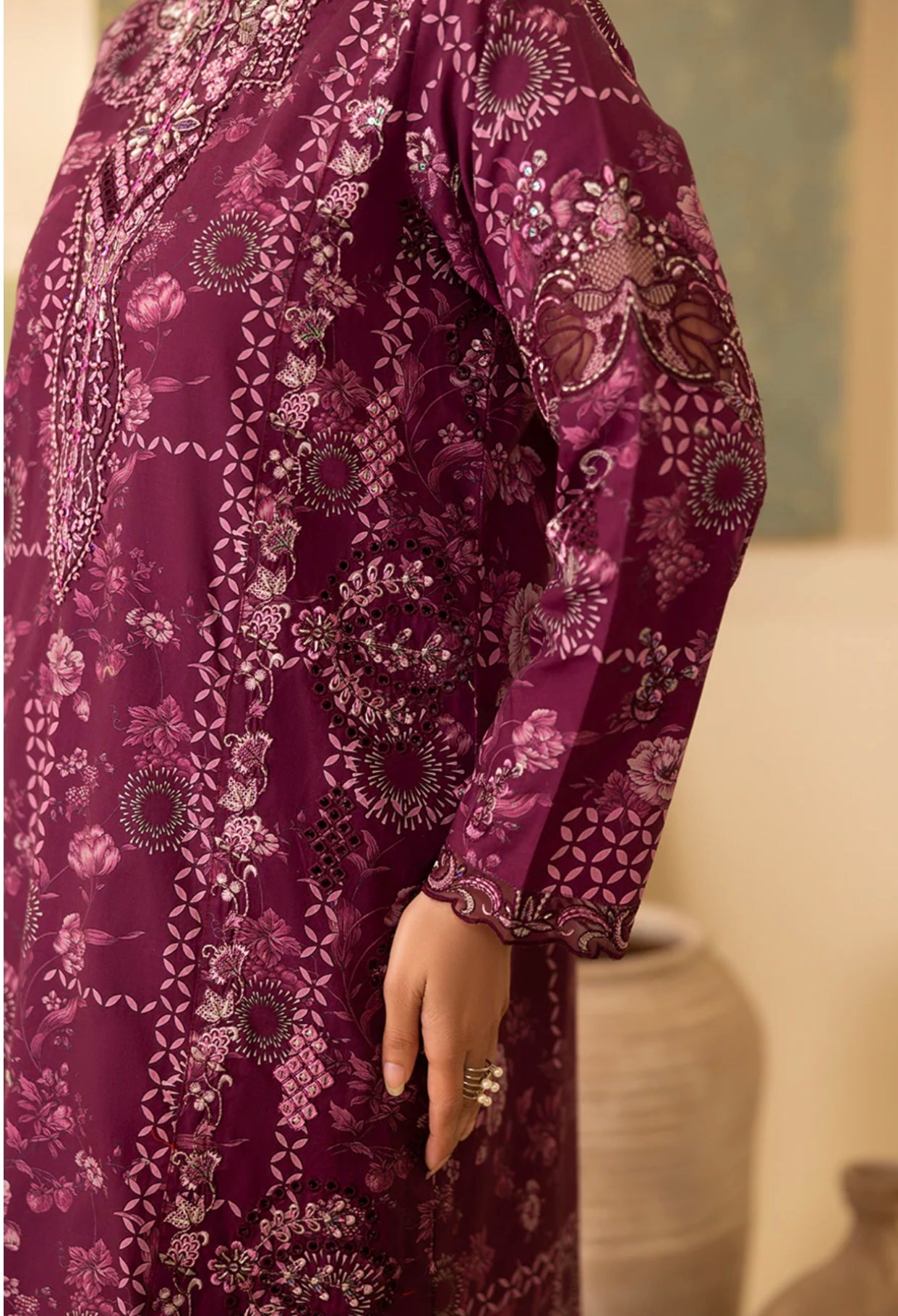 MIDNIGHT - PRINTED LUXURY PRET (3PC)