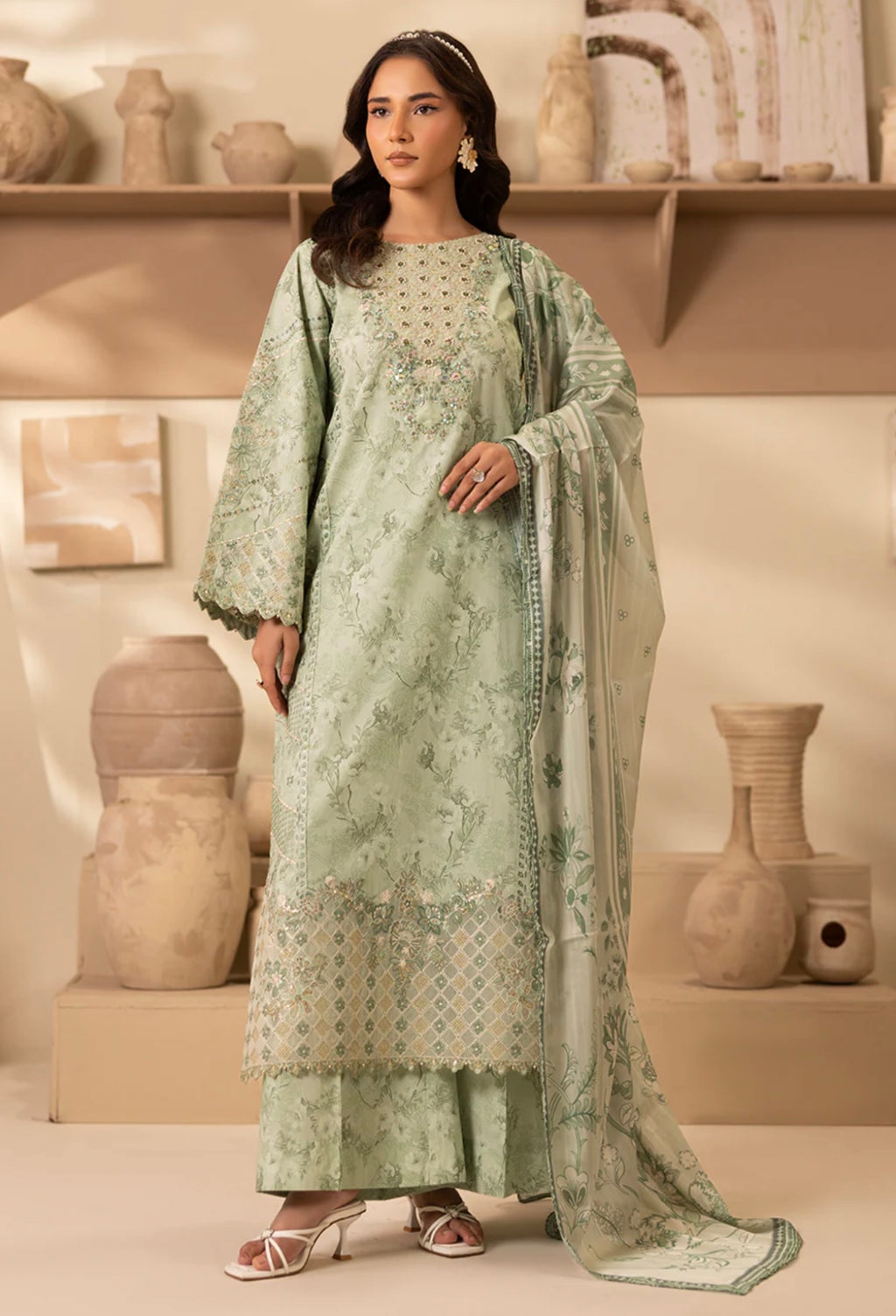 MIRZY - PRINTED LUXURY PRET (3PC)