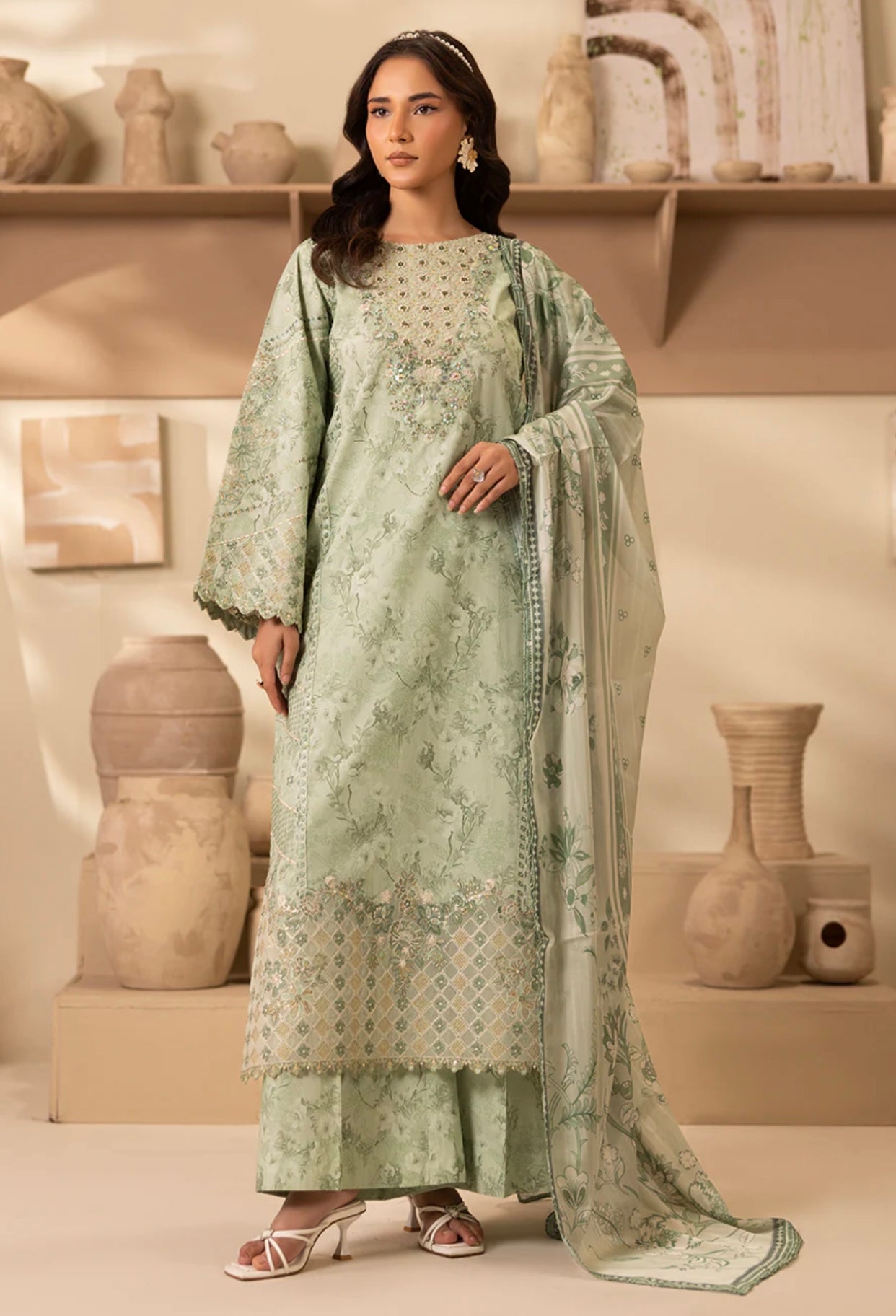 MIRZY - PRINTED LUXURY PRET (3PC)